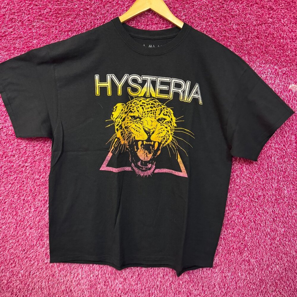 Def Leppard Hysteria World Tour 87 Heavy Metal Band Tee O/S